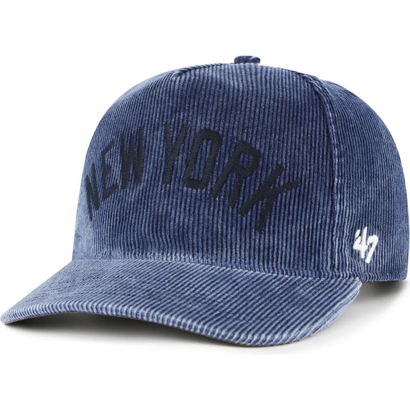 casquette-courbee-bleue-marine-snapback-hitch-reclaim-rusted-new-york-yankees-mlb-47-brand