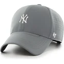 casquette-courbee-grise-ajustable-mvp-cycle-shadow-new-york-yankees-mlb-47-brand