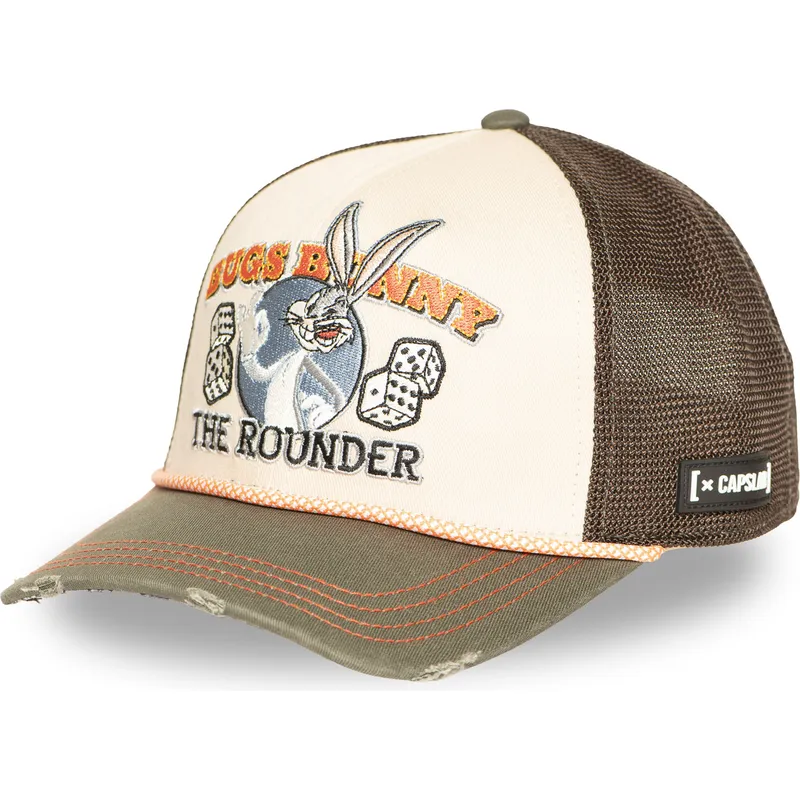 casquette-trucker-marron-et-verte-bugs-bunny-loo13-pcsmbub-looney-tunes-capslab