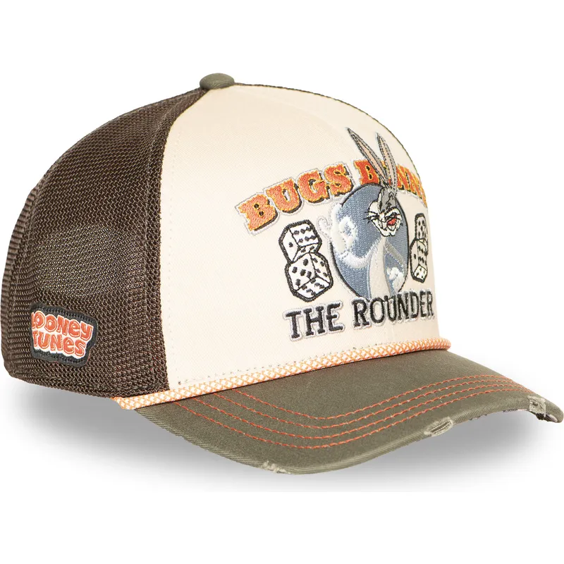 casquette-trucker-marron-et-verte-bugs-bunny-loo13-pcsmbub-looney-tunes-capslab