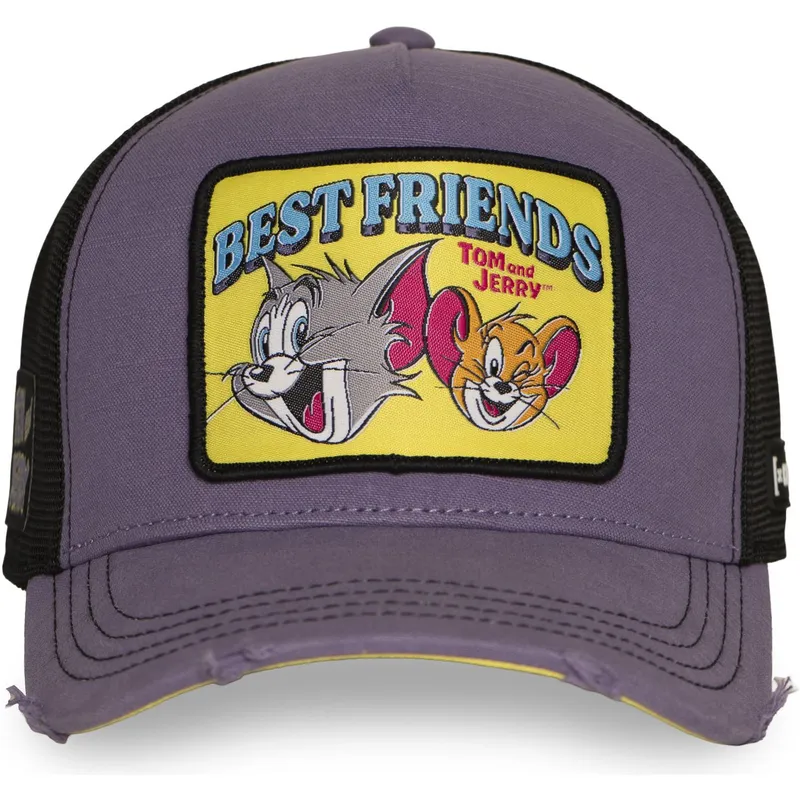 casquette-trucker-violette-tom-et-jerry-taj8-besb-looney-tunes-capslab