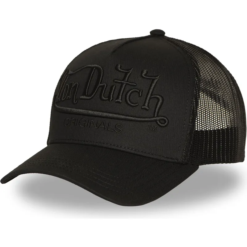 casquette-trucker-noire-emb03-von-dutch