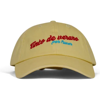 Casquette courbée jaune ajustable Tinto de Verano Pica Pica