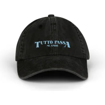 Casquette courbée noire ajustable Tutto Passa Pica Pica