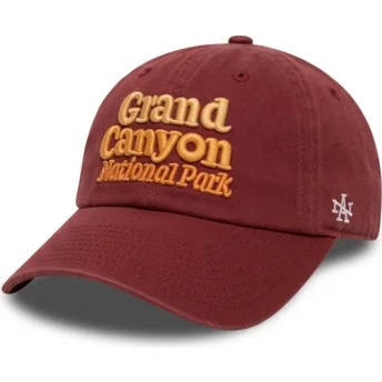 Casquette courbée rouge ajustable Ballpark Grand Canyon National Park American Needle