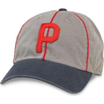 Casquette courbée grise ajustable Archive Portland Beavers MiLB American Needle