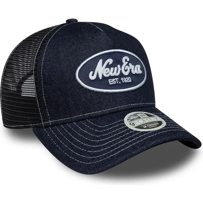 casquette-trucker-bleue-marine-pour-femme-9forty-m-crown-a-frame-new-era