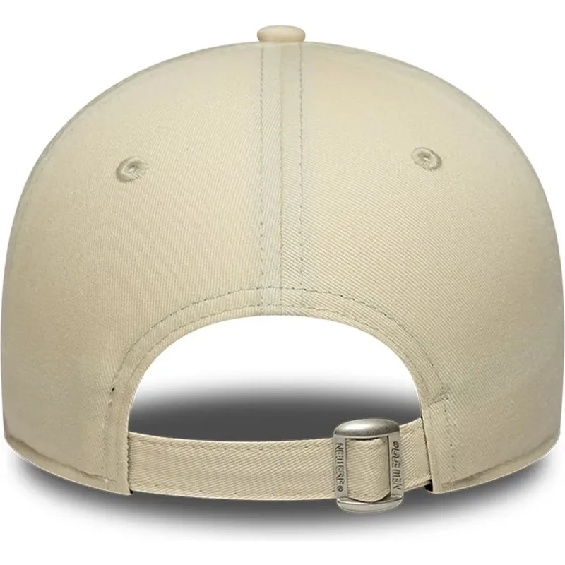 casquette-courbee-beige-ajustable-pour-femme-9forty-floral-icon-side-new-york-yankees-mlb-new-era