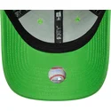 casquette-courbee-verte-claire-ajustable-avec-logo-blanc-9forty-league-essential-los-angeles-dodgers-mlb-new-era