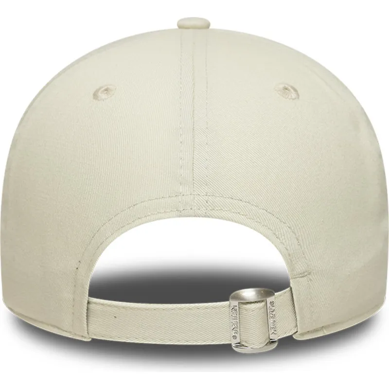 casquette-courbee-beige-et-bleue-marine-ajustable-avec-logo-bleu-marine-9forty-world-series-new-york-yankees-mlb-new-era