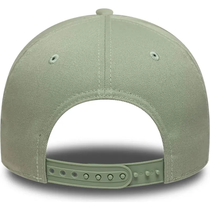 casquette-courbee-verte-snapback-e-frame-league-essential-new-york-yankees-mlb-new-era