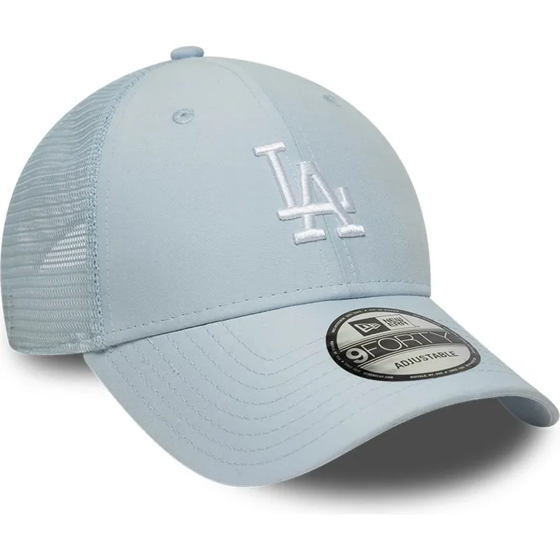 casquette-trucker-bleue-claire-ajustable-9forty-homefield-midi-los-angeles-dodgers-mlb-new-era