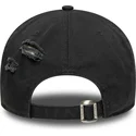 casquette-courbee-noire-ajustable-9twenty-wash-distress-a-frame-new-era