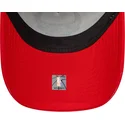 casquette-trucker-rouge-et-blanche-a-frame-side-patch-chicago-bulls-nba-new-era