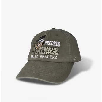 Casquette courbée grise foncé ajustable Records Music Shapes Identity The 90s Homenage