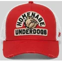 casquette-trucker-rouge-et-blanche-underdogs-the-trucker-homenage