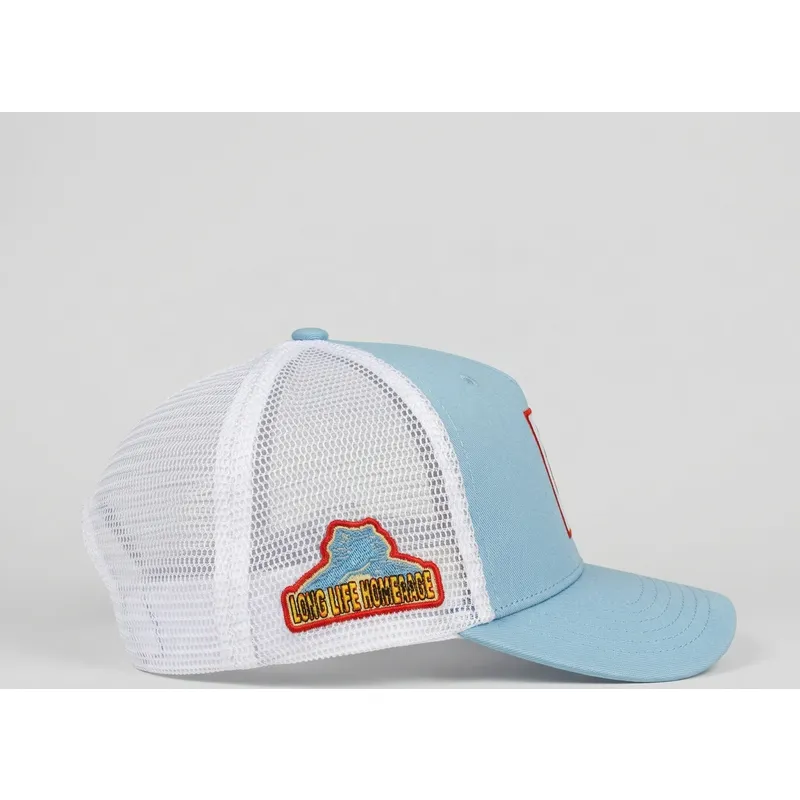 casquette-trucker-bleue-claire-childhood-fun-the-trucker-homenage