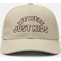 casquette-courbee-beige-snapback-just-kids-the-retro-homenage