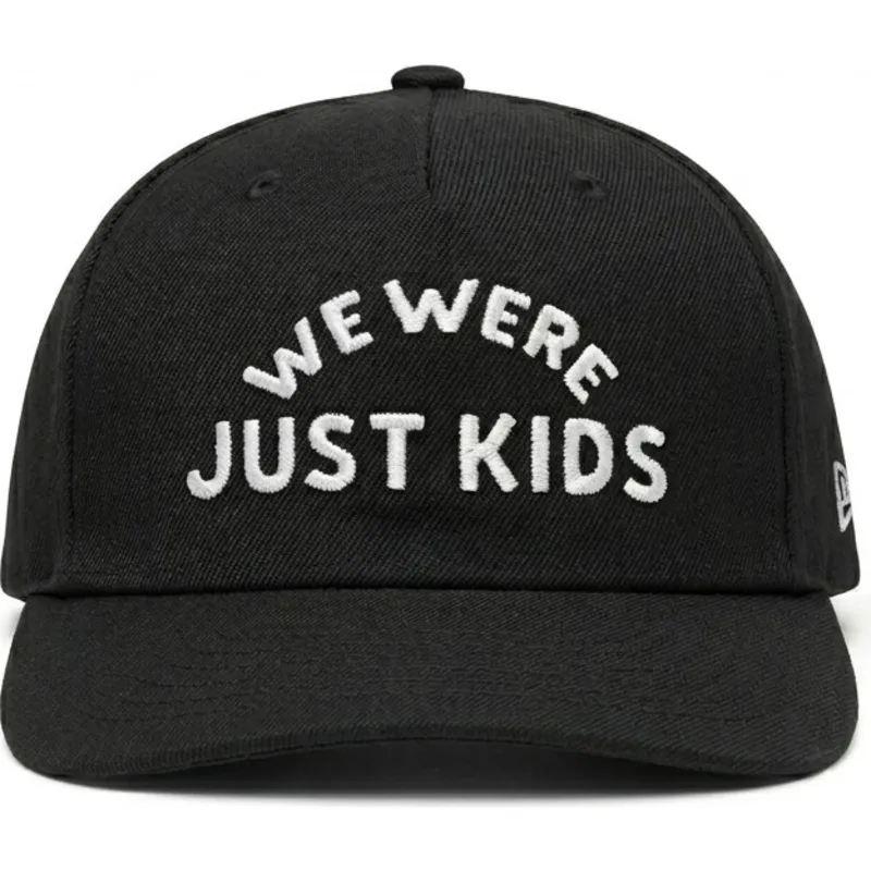 casquette-courbee-noire-snapback-just-kids-the-retro-homenage