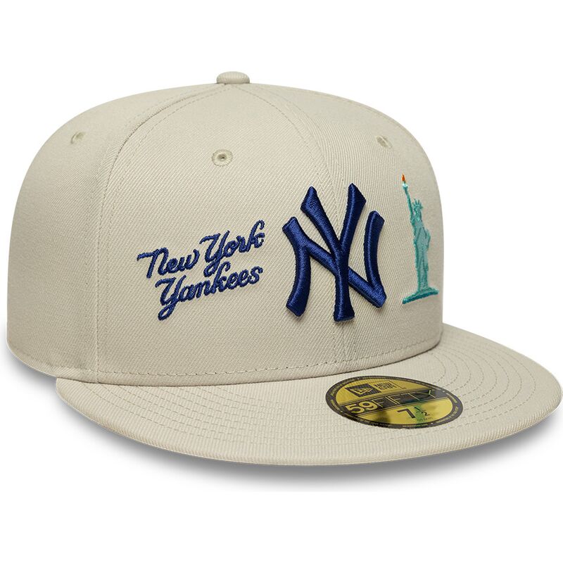 casquette-plate-beige-ajustee-avec-logo-bleu-marine-59fifty-city-icon-new-york-yankees-new-era