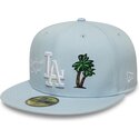 casquette-plate-bleue-claire-ajustee-59fifty-city-icon-los-angeles-dodgers-new-era