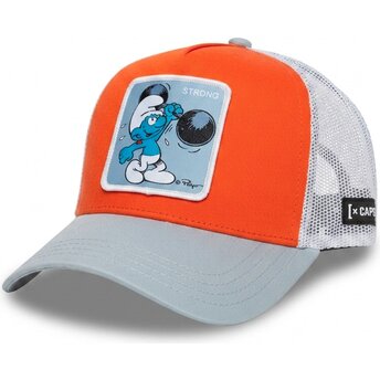 Casquette trucker multicolore Schtroumpf Costaud SMU2 STRB Les Schtroumpfs Capslab