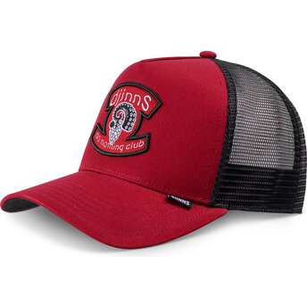 Casquette trucker rouge HFT OctoGrape Djinns