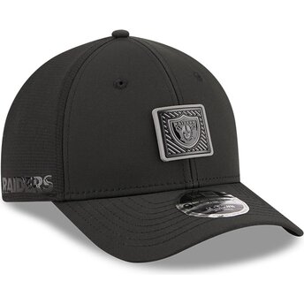 Casquette courbée noire snapback 9FORTY M-Crown Training Pack 2026 Las Vegas Raiders NFL New Era