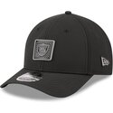 casquette-courbee-noire-snapback-9forty-m-crown-training-pack-2026-las-vegas-raiders-nfl-new-era