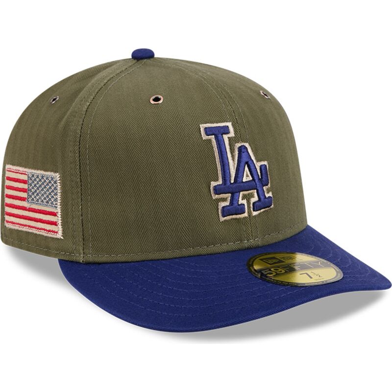 casquette-courbee-verte-ajustee-59fifty-pre-curved-american-herringbone-los-angeles-dodgers-mlb-new-era