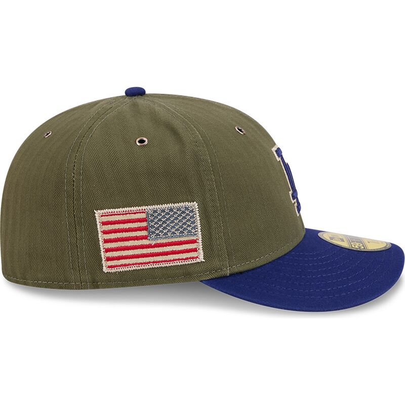 casquette-courbee-verte-ajustee-59fifty-pre-curved-american-herringbone-los-angeles-dodgers-mlb-new-era