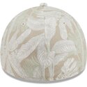 casquette-courbee-beige-ajustee-59forty-a-frame-leafy-palm-new-era
