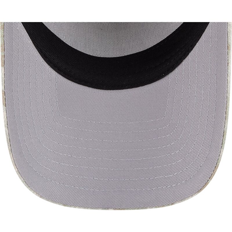 casquette-courbee-beige-ajustee-59forty-a-frame-leafy-palm-new-era