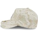 casquette-courbee-beige-ajustee-59forty-a-frame-leafy-palm-chicago-white-sox-mlb-new-era
