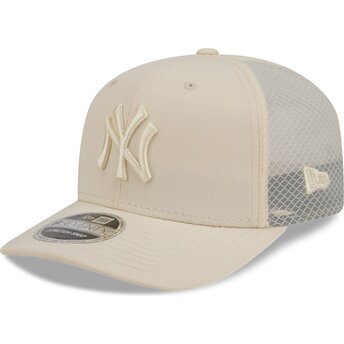 Casquette trucker beige 9SEVENTY Stretch Snap Color Pack New York Yankees MLB New Era