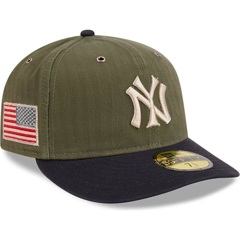 casquette-courbee-verte-ajustee-59fifty-pre-curved-american-herringbone-new-york-yankees-mlb-new-era