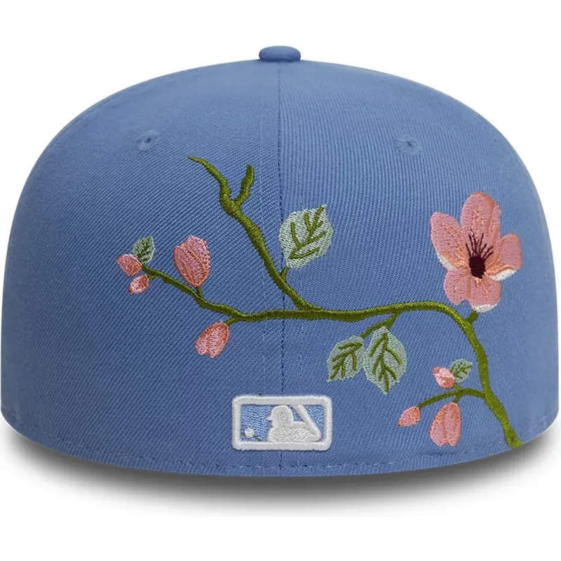 casquette-plate-bleue-ajustee-59fifty-floral-los-angeles-dodgers-mlb-new-era casquette-plate-bleue-ajustee-59fifty-floral-los-angeles-dodgers-mlb-new-era