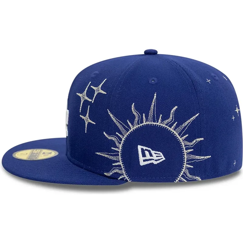 casquette-plate-bleue-ajustee-59fifty-zodiac-los-angeles-dodgers-mlb-new-era casquette-plate-bleue-ajustee-59fifty-zodiac-los-angeles-dodgers-mlb-new-era