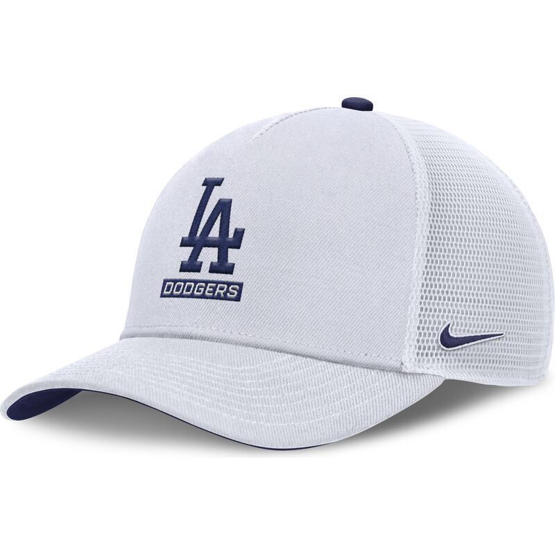 casquette-trucker-blanche-avec-logo-bleu-primetime-dri-fit-rise-structured-los-angeles-dodgers-mlb-nike