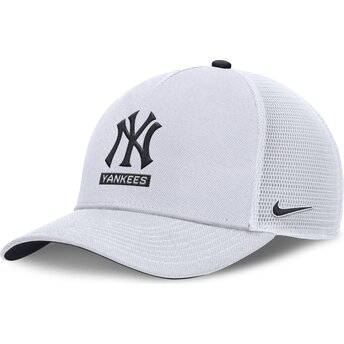 Casquette trucker blanche Primetime Dri-Fit Rise Structured New York Yankees MLB Nike