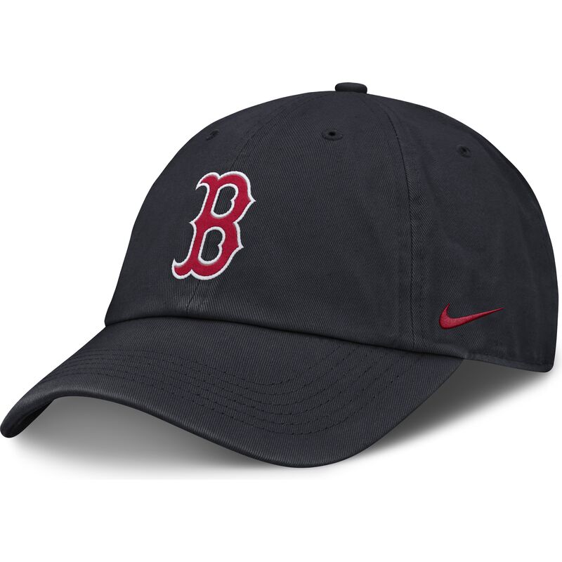 casquette-courbee-bleue-marine-ajustable-pour-enfant-club-unstructured-organic-cotton-boston-red-sox-mlb-nike