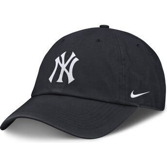 Casquette courbée bleue marine ajustable pour enfant Club Unstructured Organic Cotton New York Yankees MLB Nike