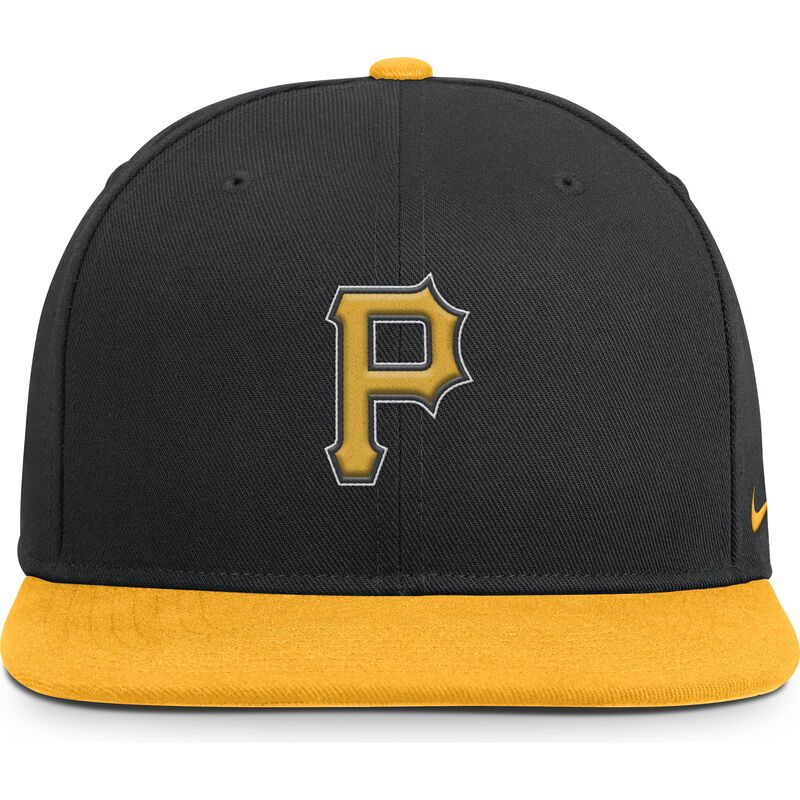 casquette-plate-noire-et-jaune-snapback-dri-fit-pro-structured-square-bill-pittsburgh-pirates-mlb-nike