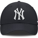 casquette-courbee-bleue-marine-ajustable-club-structured-uv-poly-ripstop-new-york-yankees-mlb-nike