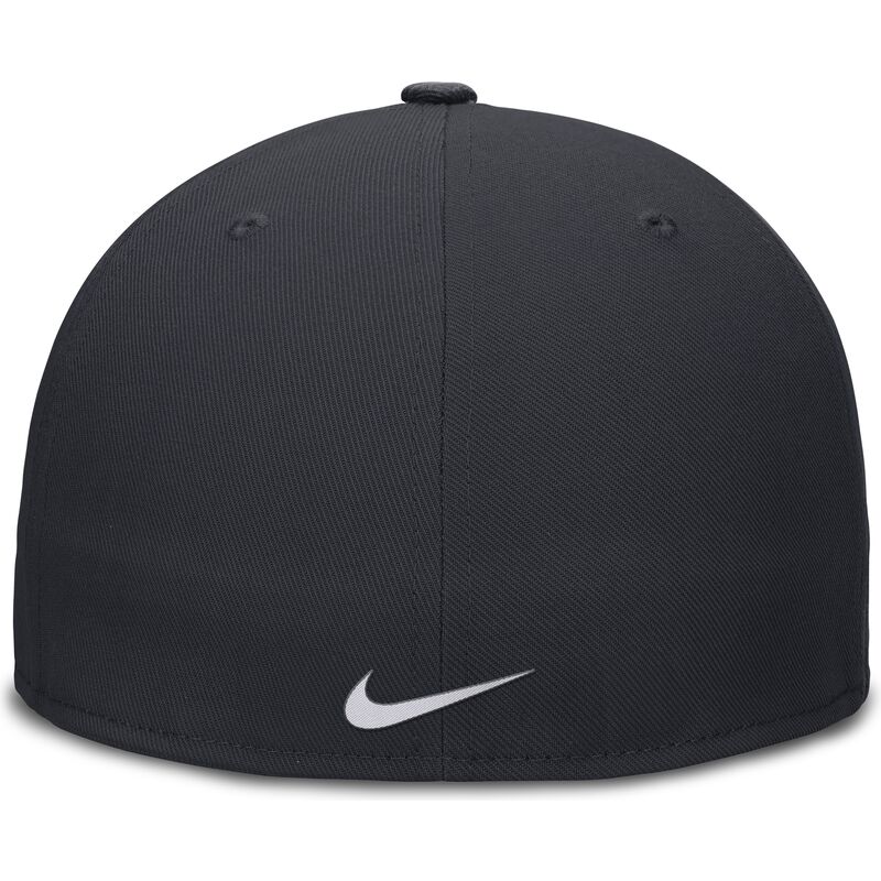 casquette-plate-bleue-marine-ajustee-dri-fit-true-structured-round-bill-boston-red-sox-mlb-nike