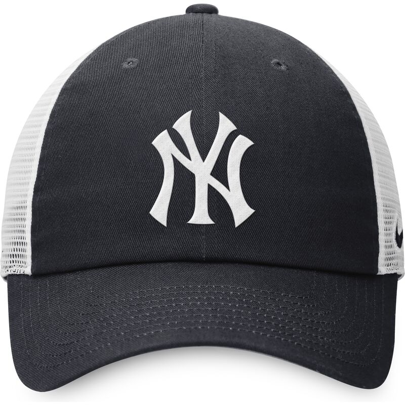 casquette-trucker-bleue-marine-et-blanche-ajustable-club-unstructured-new-york-yankees-mlb-nike casquette-trucker-bleue-marine-et-blanche-ajustable-club-unstructured-new-york-yankees-mlb-nike
