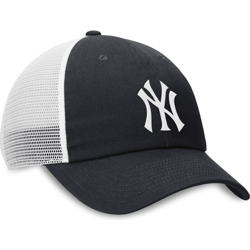 casquette-trucker-bleue-marine-et-blanche-ajustable-club-unstructured-new-york-yankees-mlb-nike casquette-trucker-bleue-marine-et-blanche-ajustable-club-unstructured-new-york-yankees-mlb-nike
