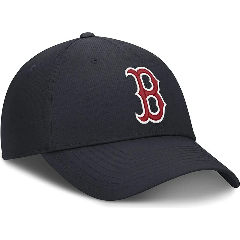 casquette-courbee-bleue-marine-ajustable-club-structured-uv-poly-ripstop-boston-red-sox-mlb-nike casquette-courbee-bleue-marine-ajustable-club-structured-uv-poly-ripstop-boston-red-sox-mlb-nike