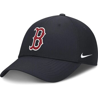 Casquette courbée bleue marine ajustable Club Structured UV Poly Ripstop Boston Red Sox MLB Nike