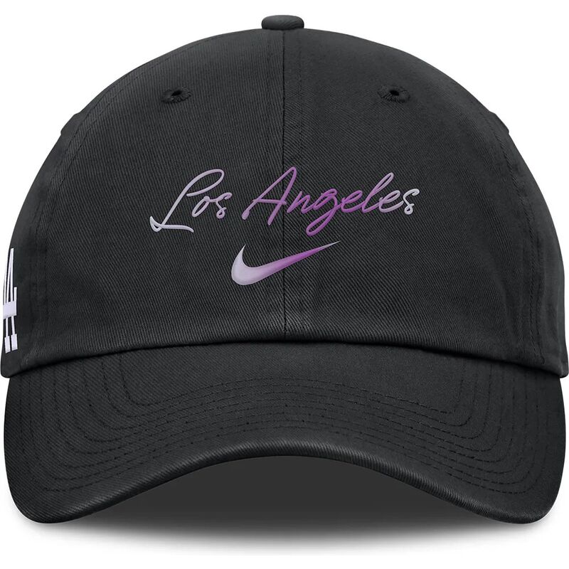 casquette-courbee-noire-ajustable-mothers-day-club-unstructured-organic-cotton-los-angeles-dodgers-mlb-nike